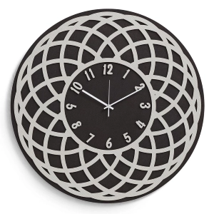 Runde Wanduhr D30 cm Schichtholz GLOBO RSN