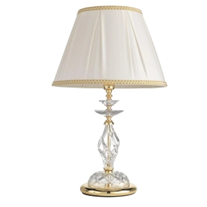 Lámpara de mesa 1306 de vidrio soplado Oro 40x65 cm