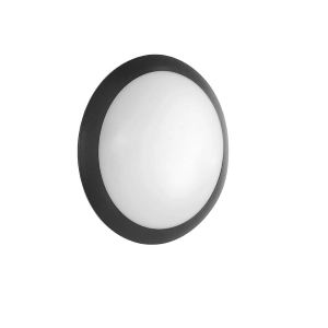 Applique d'extérieur IP65 lumière degré E27- BASE noire D30 cm