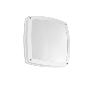 PARIS outdoor wall lamp in WHITE aluminum 30x30 cm