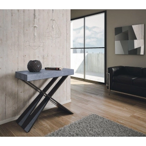 Consolle allungabile 90x40/300 cm DIAGO Cemento