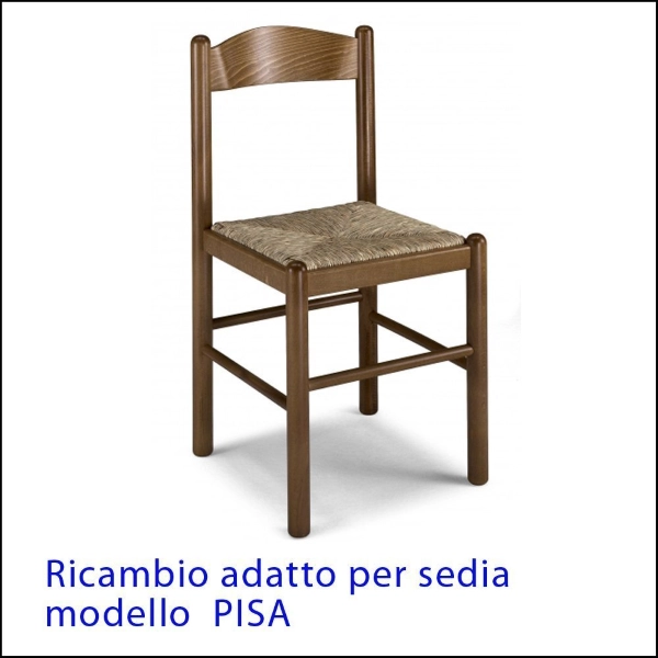 Pièce de rechange pour chaise en paille assise fond modèle PISA 6 pièces