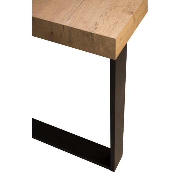 TECNO PREMIUM 130 table extensible jusqu'à 234 cm de chêne naturel...