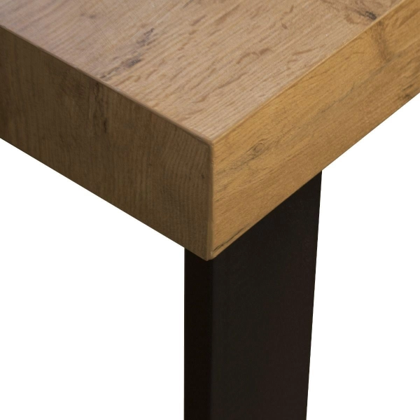 Mesa TECNO PREMIUM 130 extensible hasta 390 cm roble natural