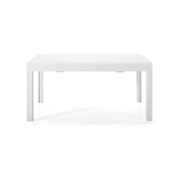 FABIO Mesa extensible 12 plazas de madera de Fresno Blanco hasta 320 cm