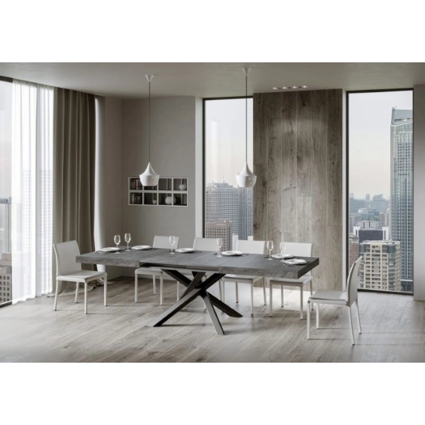 Mesa hormigón VOLANTIS 90X180 extensible a 284 cm