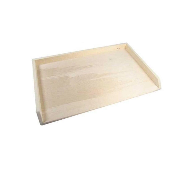 Planche à pâtisserie en bois pour pâtes traditionnelles avec bordure 75x48 cm