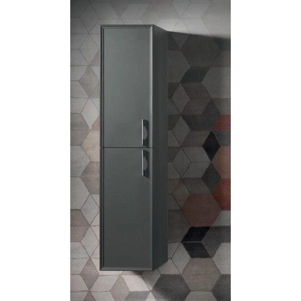 Colonna da bagno 160hx35 cm reversibile CLASSIC a 2 ante ANTRACITE OPACO