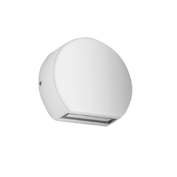 Lámpara empotrada de exterior SUN en aluminio BLANCO
