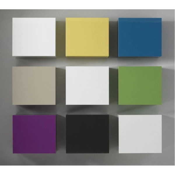Élément mural cube avec 1 porte COULEURS BLANC