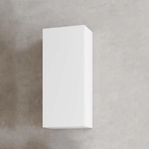 Einzel-Hängeschrank 30x22xH71 CUBE mit glänzend weißer Wendetür