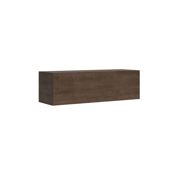 Cama abatible con muebles altos Nogal 120 cm uno y medio KENTARO SOFÀ