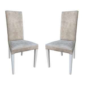 NABUK Küchenstuhl - Sitz und Beine Beige DENVER 2 Stühle