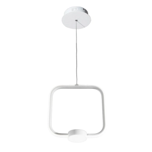 Lámpara colgante LED 28W - ALFA Blanco moderno Pequeña D32 cm
