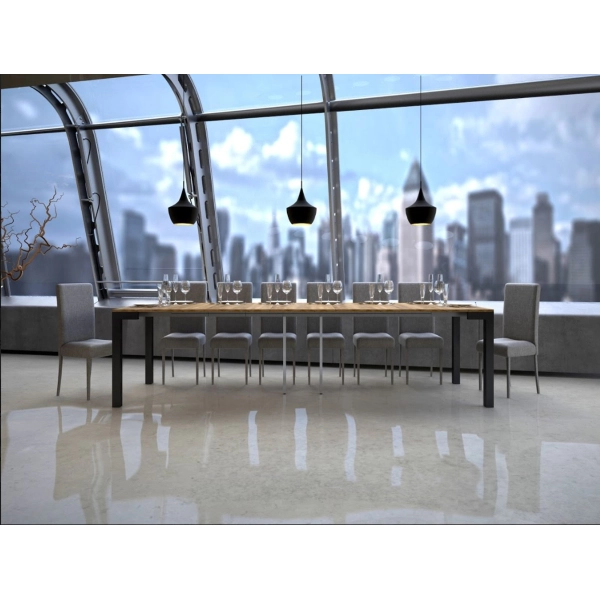 Table console extensible en chêne 14 places EVERYDAY EVOLUTION (300 cm)