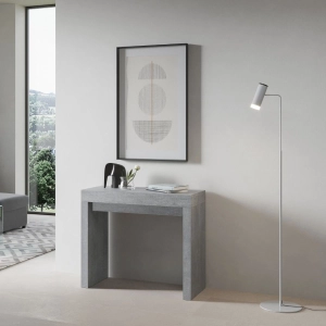 Consolle allungabile ROXELL Cemento 90x40/196 cm