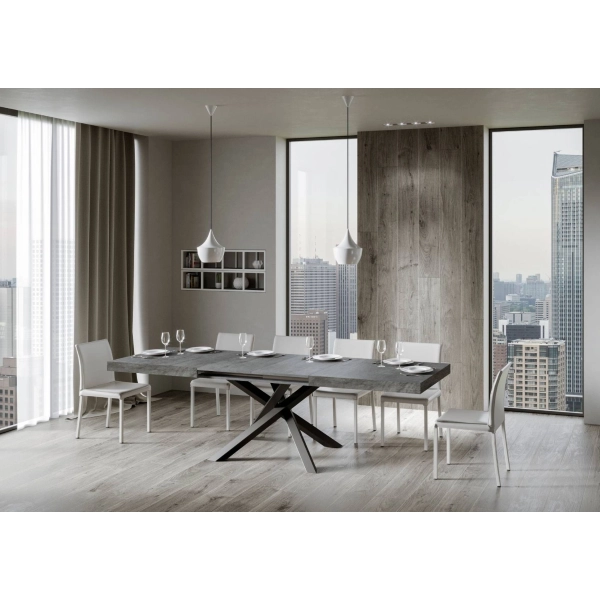 Mesa hormigón VOLANTIS 90X160 extensible a 264 cm