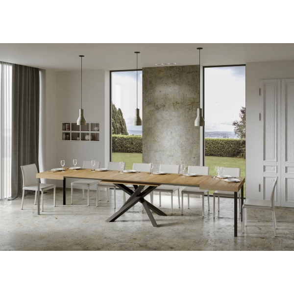 Mesa hormigón VOLANTIS 90X130 extensible a 390 cms