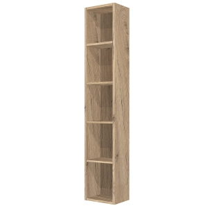 Suspended column with 5 compartments day 30x22 Natural Oak