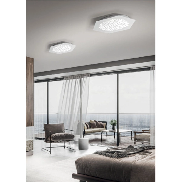 Plafonnier LED 33W 3000K - moyen moderne HIVE