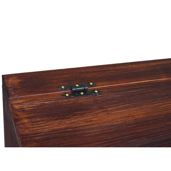 Coffre en bois massif noyer cm 78