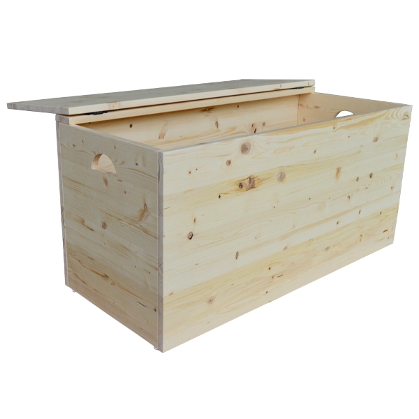 Coffre en bois massif NATUR cm 98