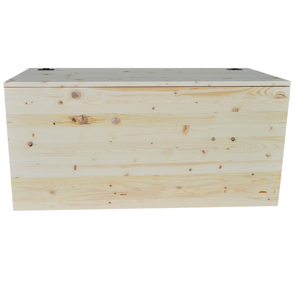 Coffre en bois massif NATUR cm 98