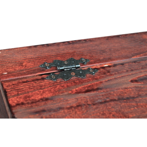 Coffre en bois massif noyer cm 58