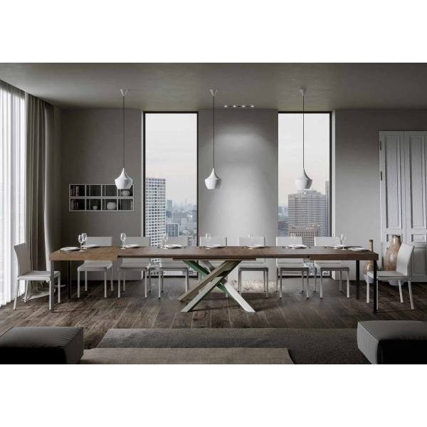 Volantis Mesa Extensible 440 Tapa Nogal 90x180 estructura 4/A
