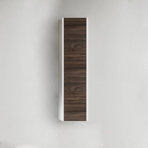 Einzelne umkehrbare Hängesäule H120 LUNA Weiß/Coffee Ulme