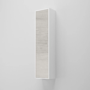 Einzelne, umkehrbare Hängesäule H120 LUNA Weiß / Weißeiche