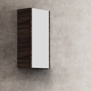 Wende-Hängeschrank 1-türig LUNA 30x22xH71 Weiß/Weiße Eiche