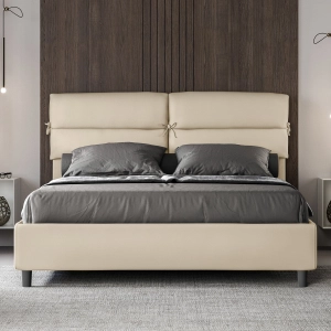 Cama Nandy 160x200 sin base gris tórtola