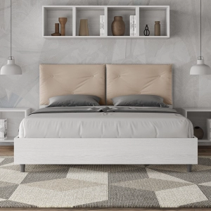 Cama Egos Appia 160x190 sin base gris tórtola