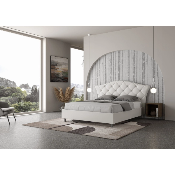 Lit Langre 160x210 avec sommier similicuir 01