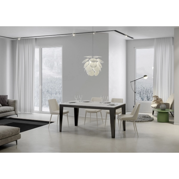 Mesa Flame Evolution Dessus Frêne Blanc 90x120 Allongée 224 cuadros Antracita