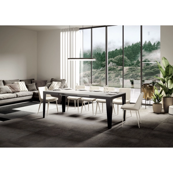 Mesa Flame Evolution Dessus Frêne Blanc 90x120 Allongée 224 cuadros Antracita