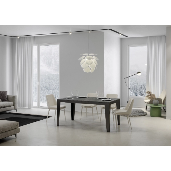 mesa flame evolution tapa hormigón 90x120 extended 380 estructura antracita