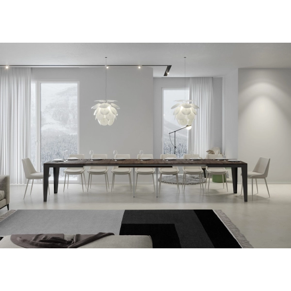 mesa flame evolution tapa de nogal 90x120 estructura alargada 380 antracita