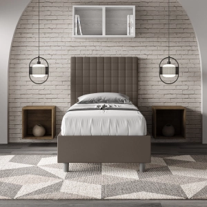 Lit 1 place Sunny 80x200 sans sommier Cappuccino