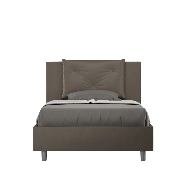 Bett Appia L.120 Basis D.210 und Cappuccino-Behälter