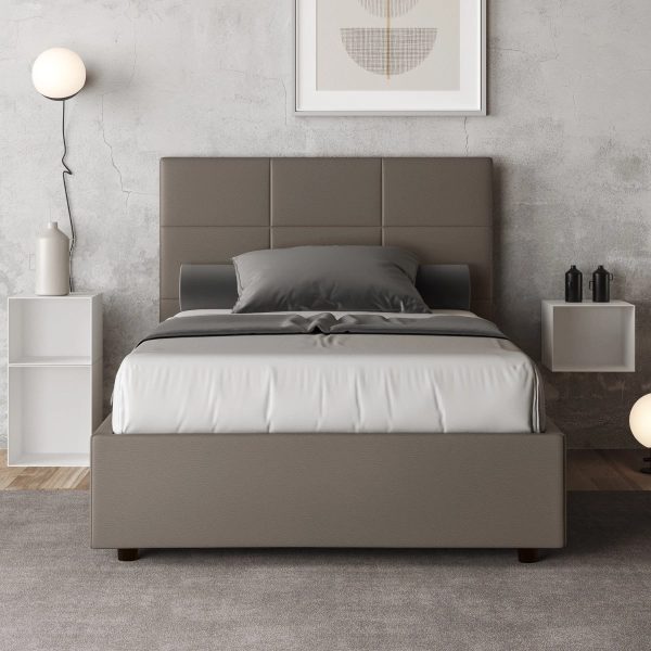 Mika-Bett 120x190 mit Cappuccino-Basis