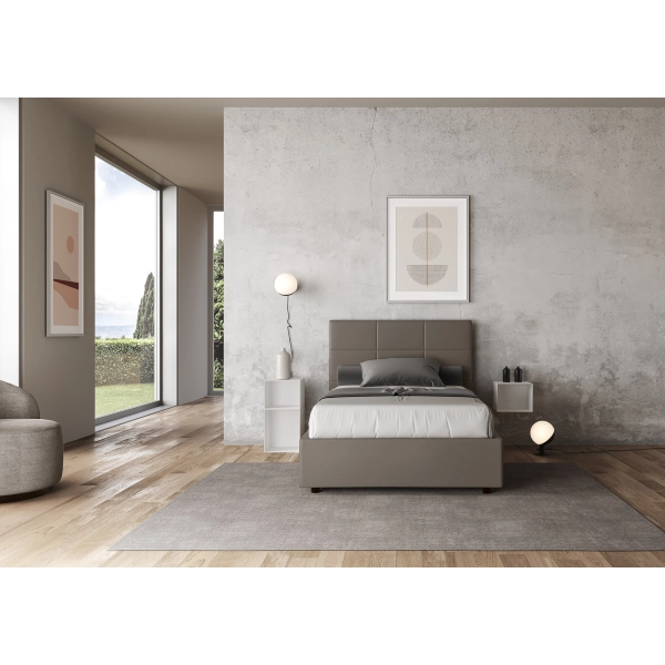 Mika-Bett 120x210 mit Cappuccino-Basis