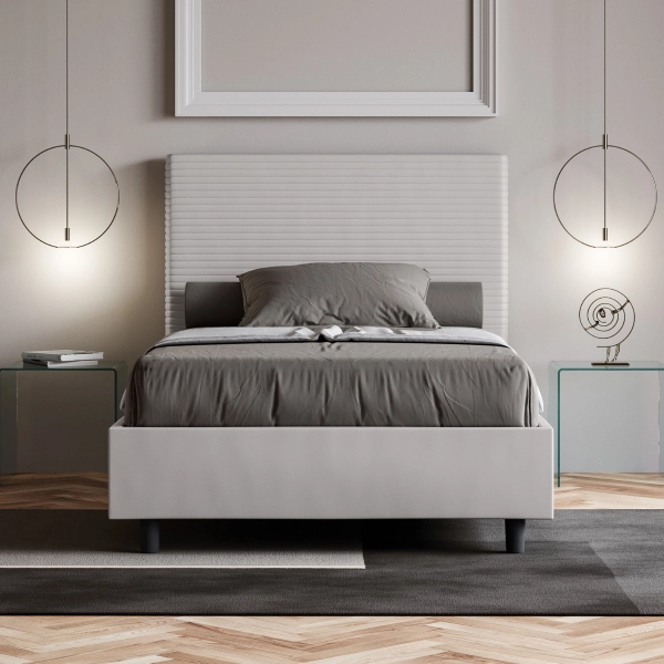 Focus Bett 120x190 mit weißer Basis