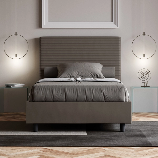 Focus Bett 120x200 mit Cappuccino-Basis