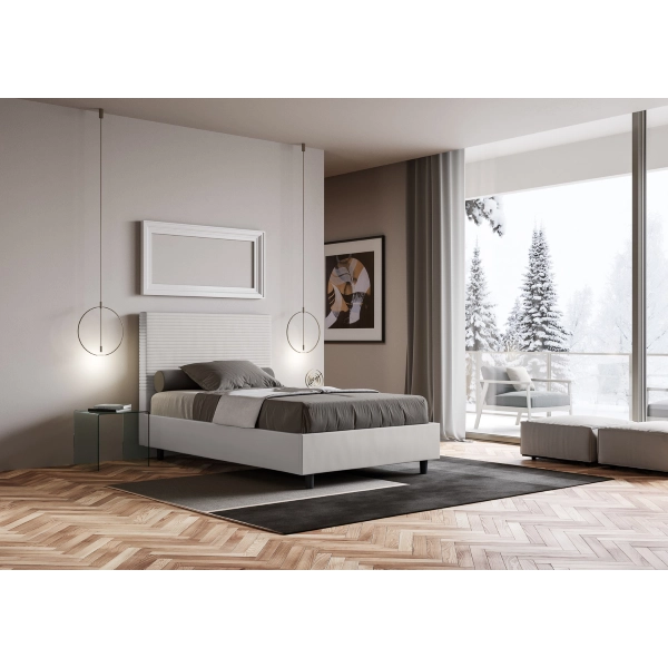 Focus Bett 120x210 mit weißer Basis