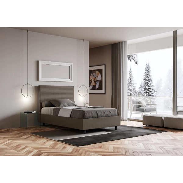Focus Bett 120x210 mit Cappuccino-Basis