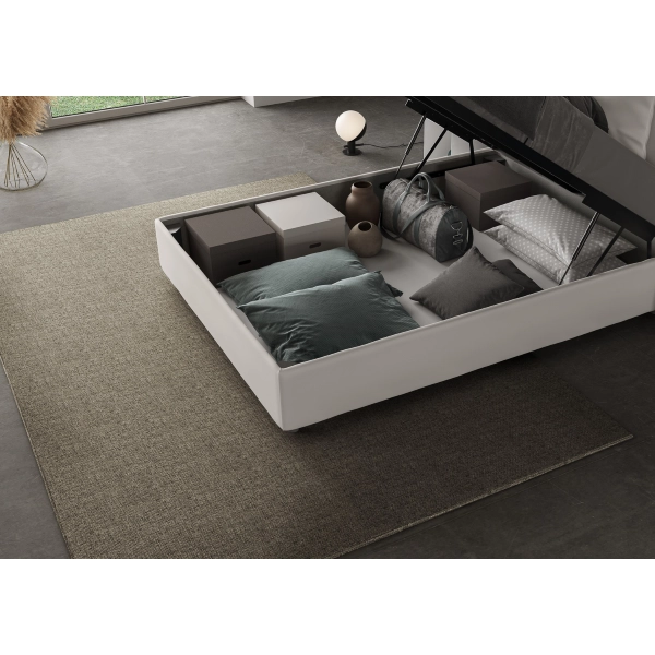 Focus Bett 120x210 Mesh und weißer Behälter