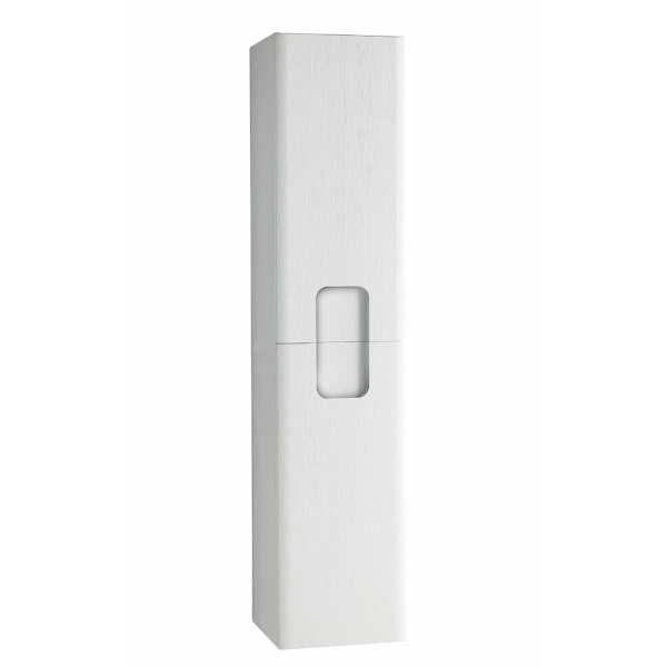Columna de baño suspendida 160 cm ARCO dos puertas alerce blanco reversible