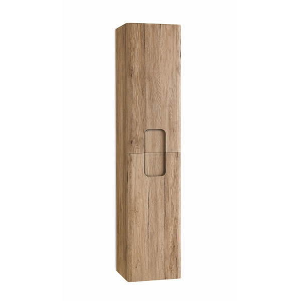 Columna de baño suspendida 160 cm ARCO dos puertas nudo reversible roble
